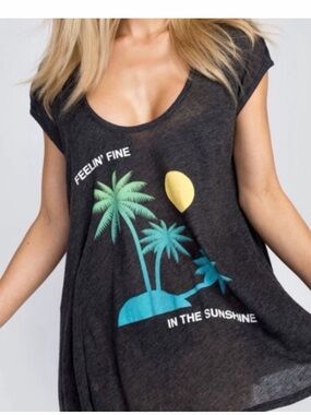 Wildfox Swim Shirt Cover-Up